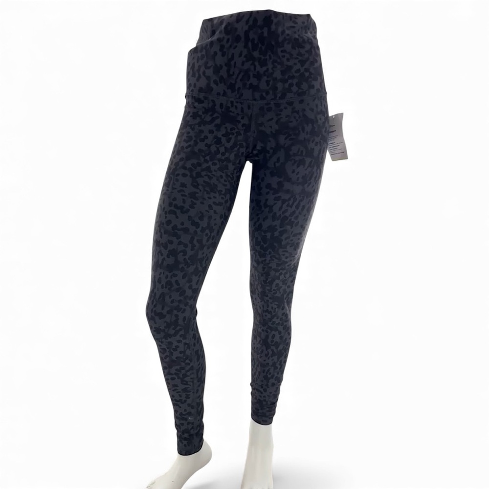NWT Old Navy S Powersoft Leopard Leggings Extra High Rise Athleisure Gymcore - Picture 4 of 11